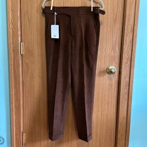 Brown corduroy pants